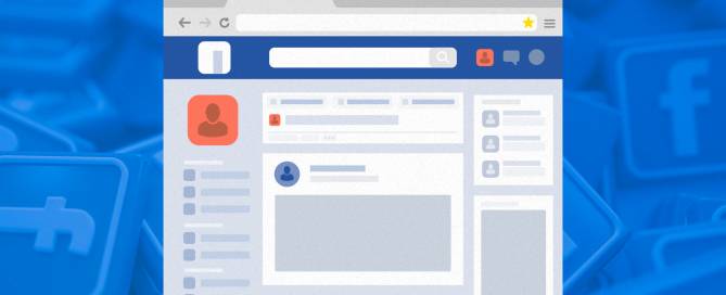 Ilustração de uma página de facebook para demonstrar Quais as possibilidades de formatos de divulgação no Facebook