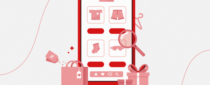 Ilustração de celular ilustrando o artigo 4 dicas para aumentar as vendas virtuais